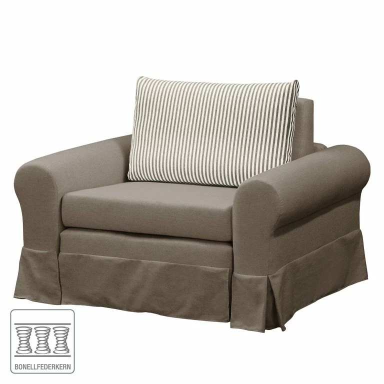 Loftscape Maison Belfort Fauteuil Convertible Latina XVI – Tissu – Taupe