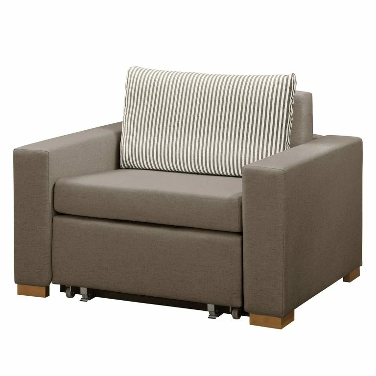 loftscape Maison Belfort Fauteuil convertible Latina XVII – Tissu – Taupe