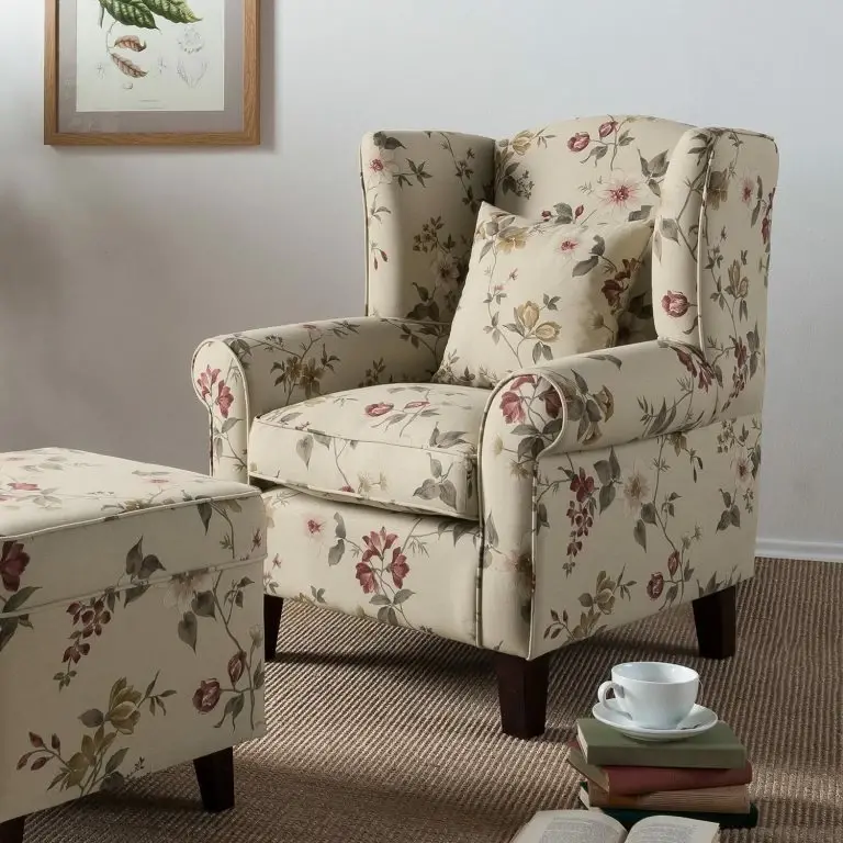 Loftscape Maison Belfort Fauteuil Red Rose – Beige – Sans Repose-pieds
