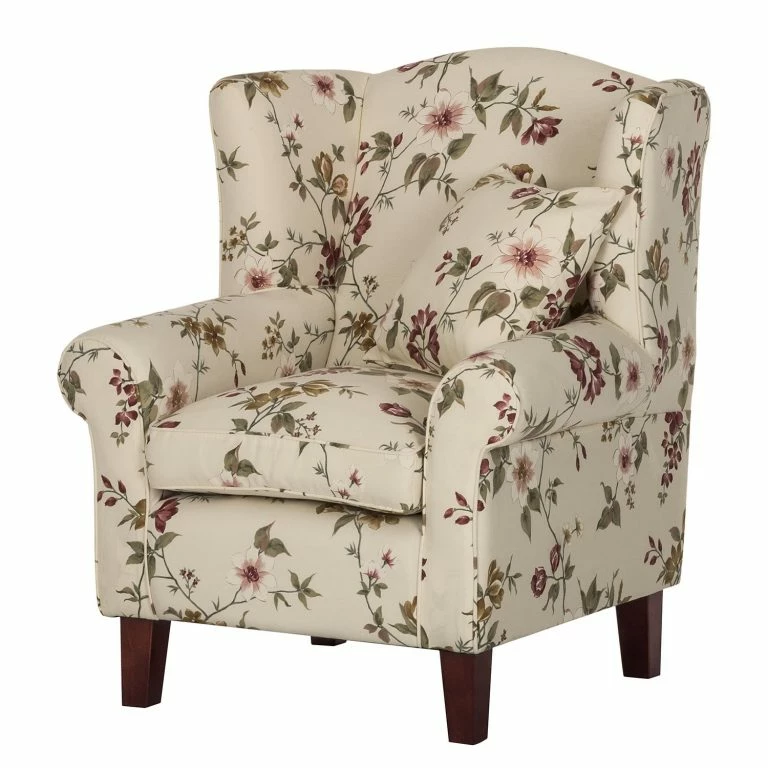 loftscape Maison Belfort Fauteuil Red Rose – Beige – Sans repose-pieds