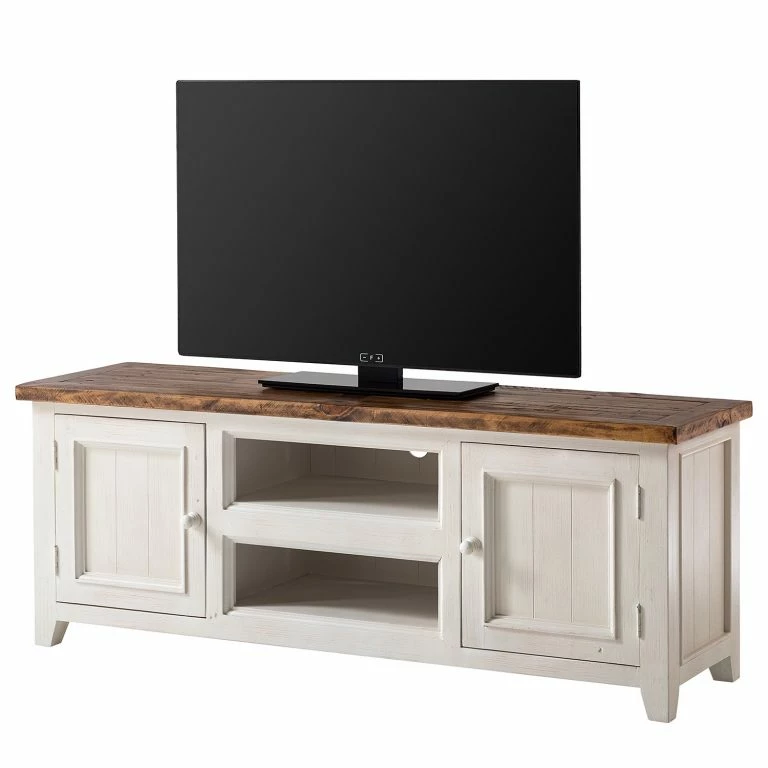 loftscape Maison Belfort Meuble TV Balignton – Pin massif – Blanc