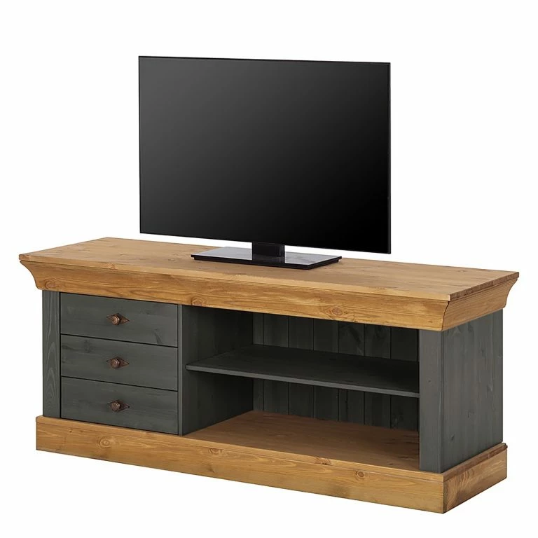 loftscape Maison Belfort Meuble TV Bergen – Epicéa gris / Epicéa lessivé