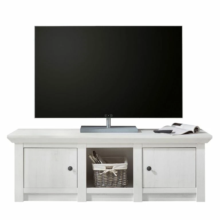 Loftscape Maison Belfort Meuble TV Geestland – Imitation Pin Blanc