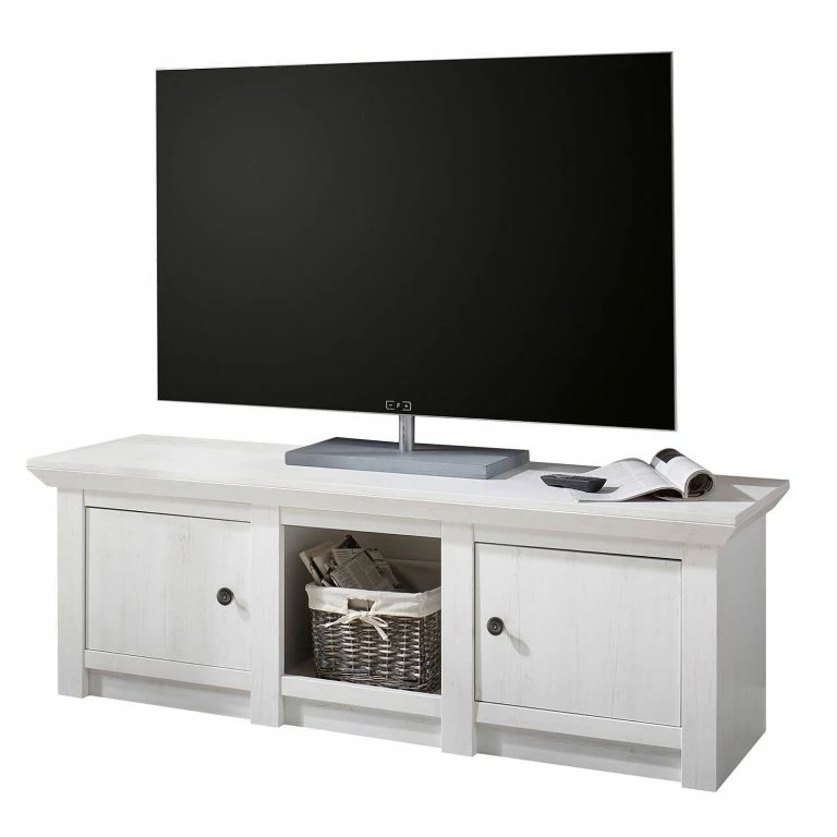 loftscape Maison Belfort Meuble TV Geestland – Imitation pin blanc