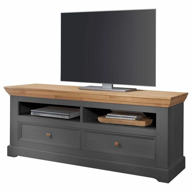 loftscape Maison Belfort Meuble TV Ummanz II – Pin gris