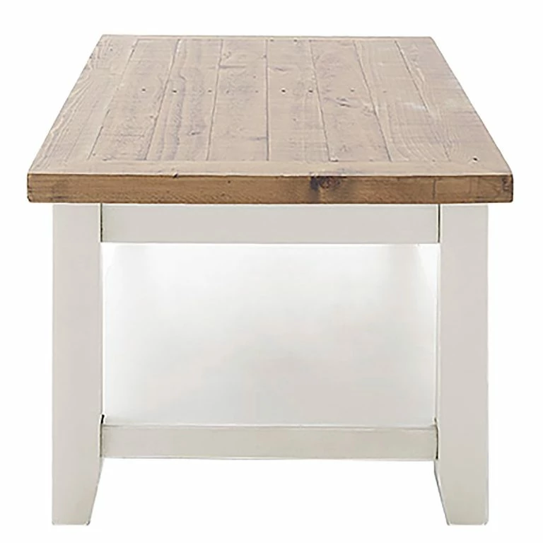 Loftscape Maison Belfort Table Basse Balignton – Pin Massif – Blanc