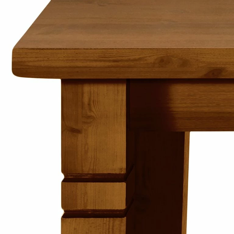 Loftscape Maison Belfort Table Basse Fjord – Pin Massif – Pin Ambre Jaune
