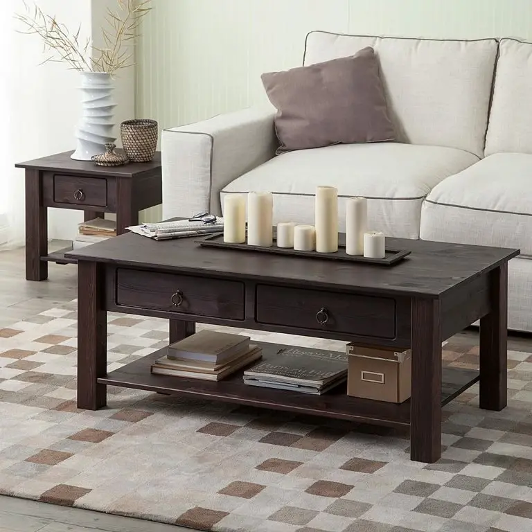 Loftscape Maison Belfort Table Basse Valmer II – Pin Massif – Epicéa Havanna