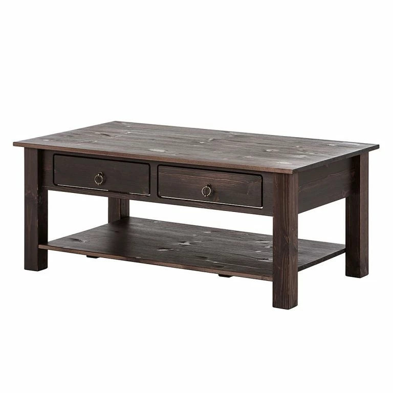 loftscape Maison Belfort Table basse Valmer II – Pin massif – Epicéa Havanna