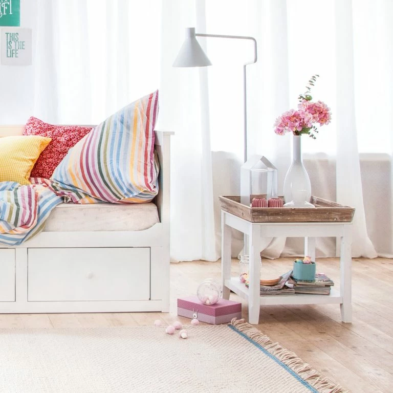 Loftscape Maison Belfort Table D’appoint Beach House N0.01 – Style Maison De Campagne De Bord De Mer