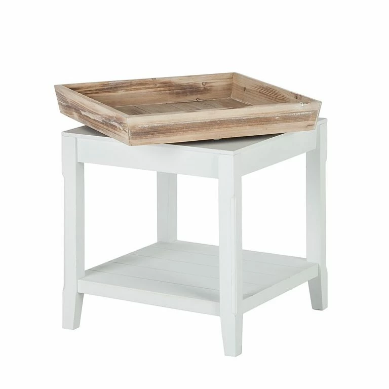 Loftscape Maison Belfort Table D’appoint Beach House N0.01 – Style Maison De Campagne De Bord De Mer