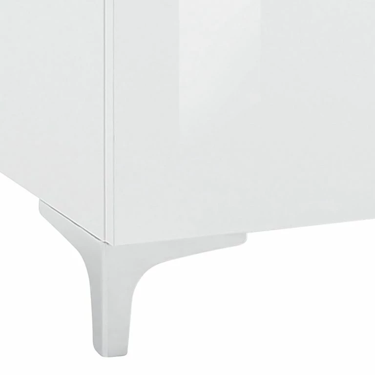 Loftscape Maja Möbel Buffet Shino I – Verre Blanc / Blanc