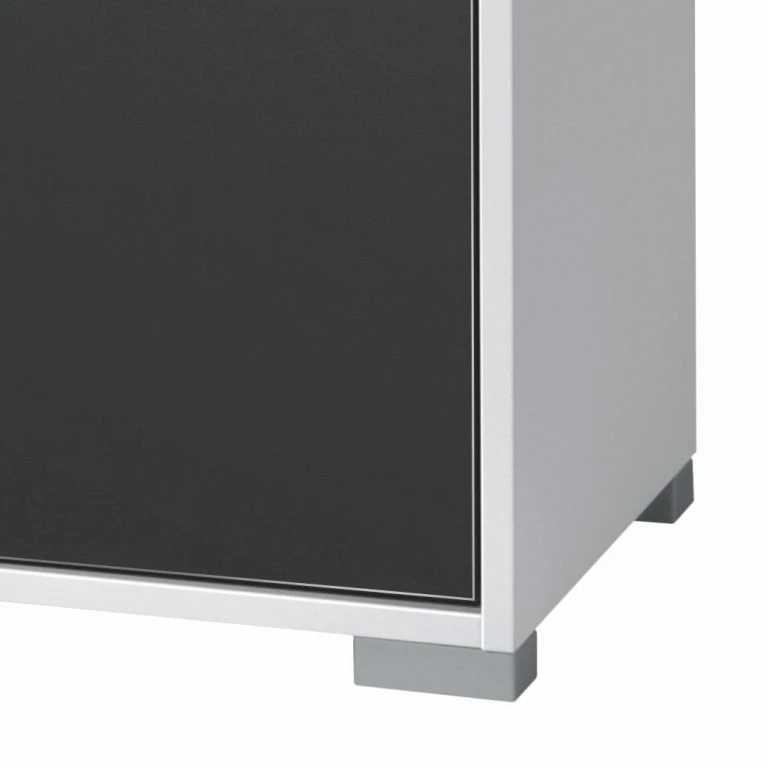 Loftscape Maja Möbel Commode Merit – Gris Brillant / Blanc