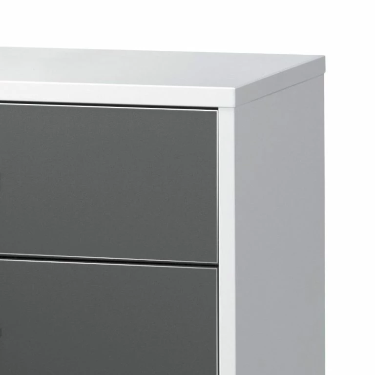Loftscape Maja Möbel Commode Merit – Gris Brillant / Blanc