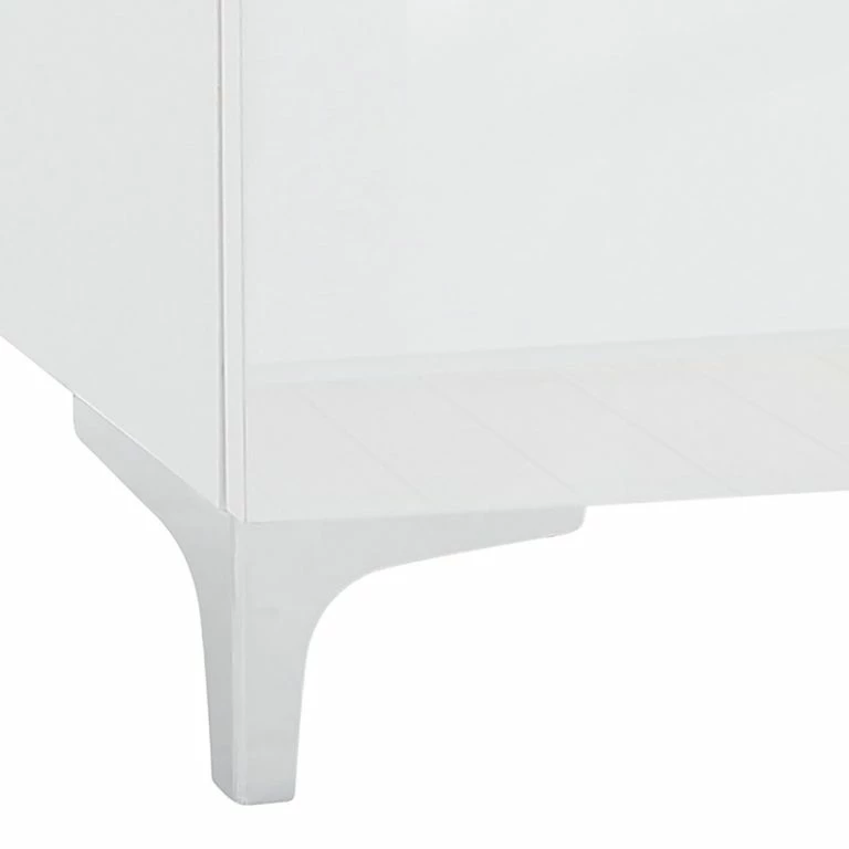 Loftscape Maja Möbel Commode Shino II – Verre Blanc / Blanc