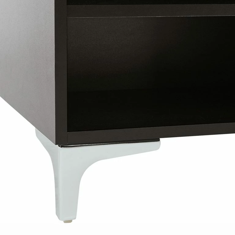Loftscape Maja Möbel Table Basse Shino – Verre Noir / Noir