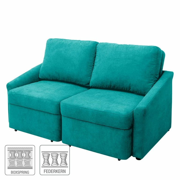 Loftscape Modoform Canapé Convertible Befasy Tissu – Turquoise
