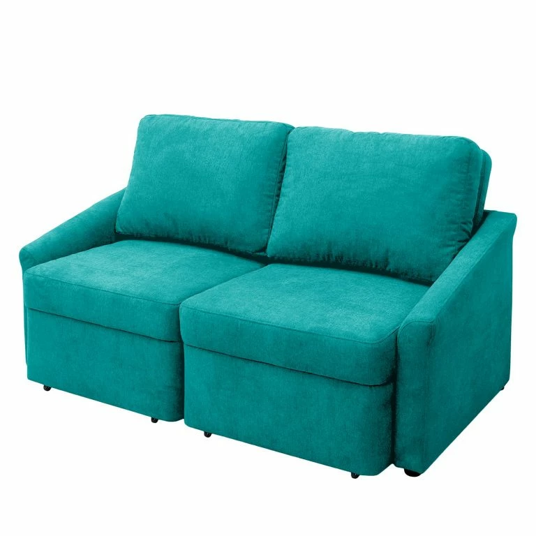 loftscape Modoform Canapé convertible Befasy Tissu – Turquoise