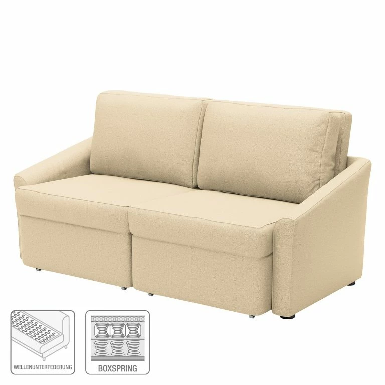 Loftscape Modoform Canapé Convertible Rifton I – Tissu – Crème