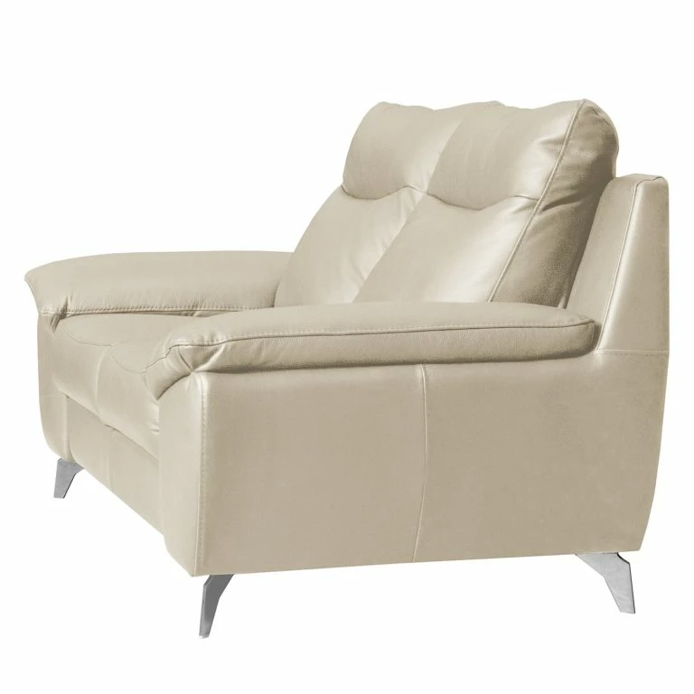 Loftscape Modoform Canapé Kimball (2 -Sitzer) – Cuir Véritable – Crème – Sans Fonction