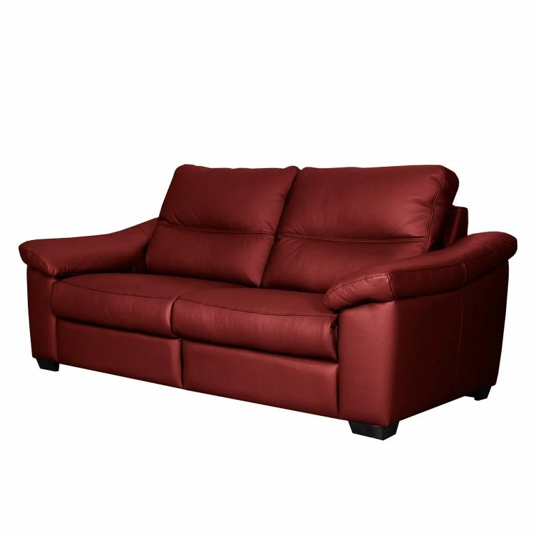 loftscape Modoform Canapé Lamexa I (2 places) – Cuir véritable – Rouge – Sans fonction