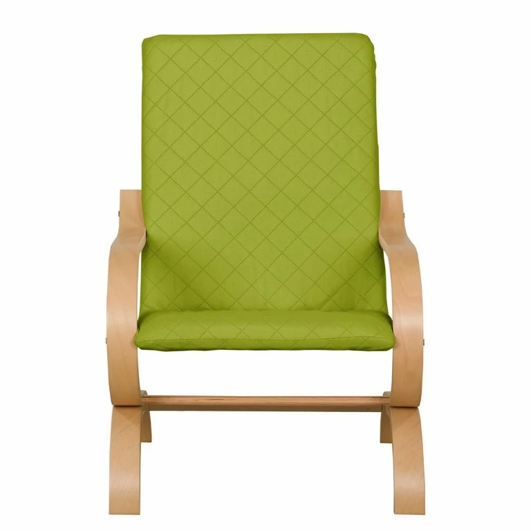 Loftscape Modoform Fauteuil Bueno Vista – Vert Gazon – Beige – Hêtre