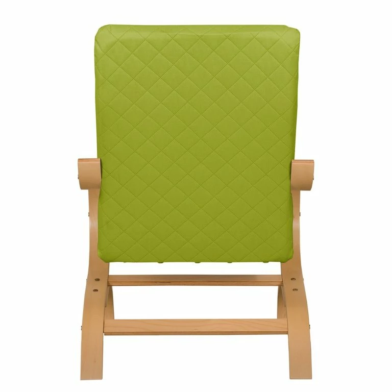 Loftscape Modoform Fauteuil Bueno Vista – Vert Gazon – Beige – Hêtre