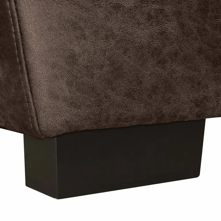 Loftscape Modoform Fauteuil Piru – Aspect Cuir Vieilli – Anthracite