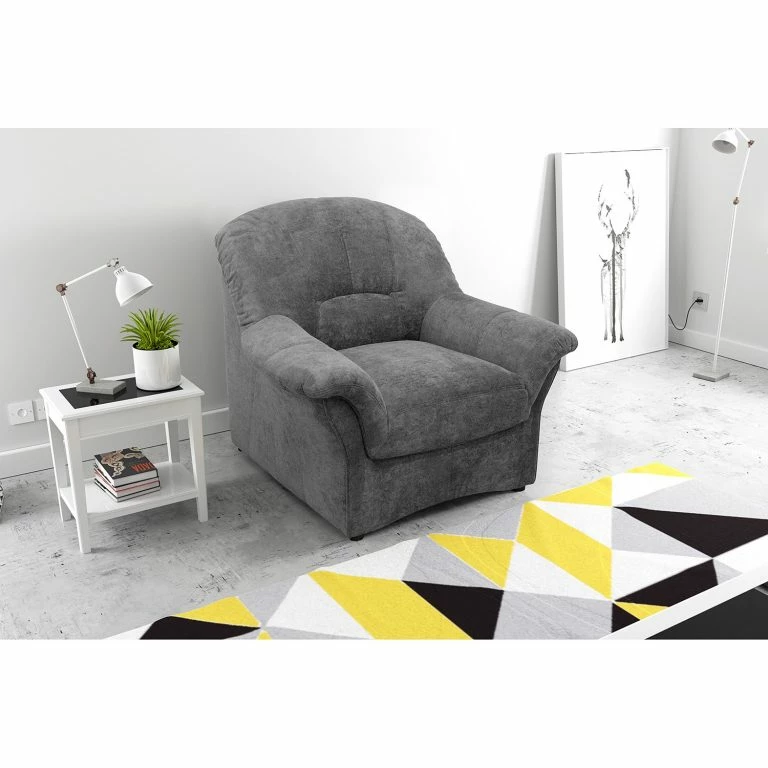 Loftscape Modoform Fauteuil Wells – Tissage à Plat – Gris