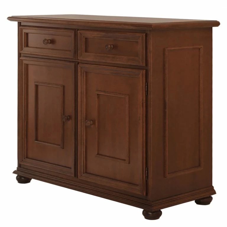 loftscape Montreux Buffet Arabella II – Tulipier partiellement massif – Teinté et lasuré à l’ancienne