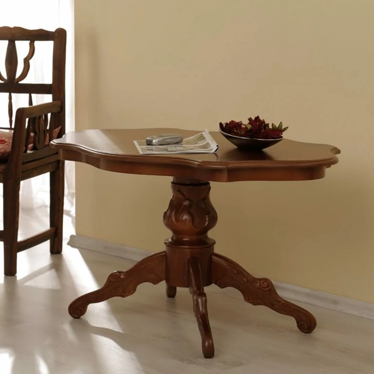 Loftscape Montreux Table Basse Romano I – Hêtre Partiellement Massif – Teinté Et Verni à L’ancienne