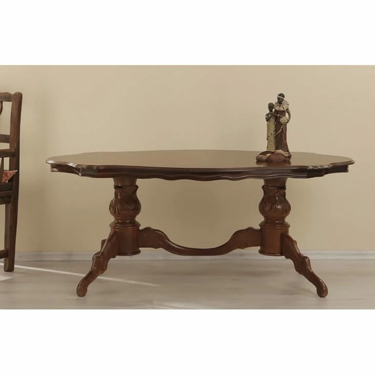 Loftscape Montreux Table Basse Romano III – Hêtre Partiellement Massif – Teinté Et Verni à L’ancienne