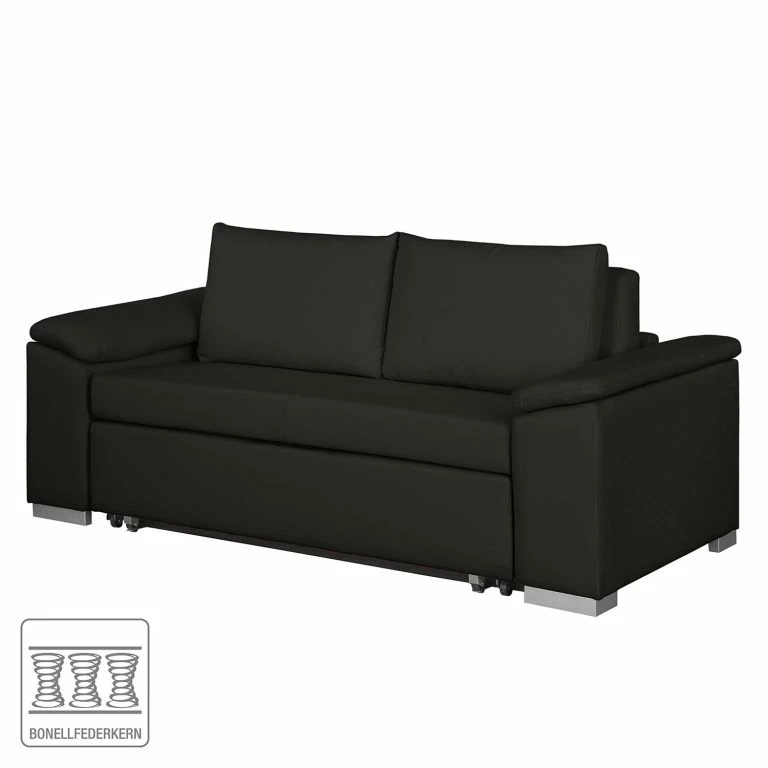 Loftscape Mooved Canapé Convertible Latina IV Tissu – Noir – Largeur : 190 Cm