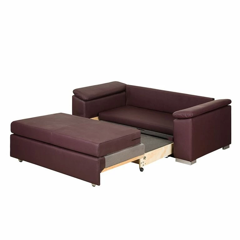 Loftscape Mooved Canapé Convertible Latina IX – Aubergine – Largeur : 210 Cm