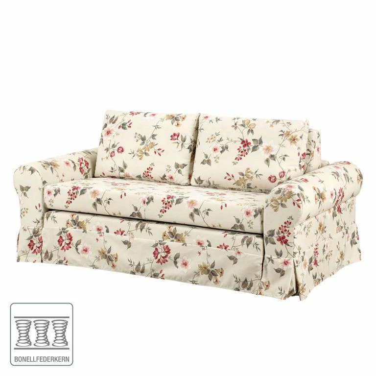 Loftscape Mooved Canapé Convertible Latina VI – Crème / Rouge – Largeur : 165 Cm