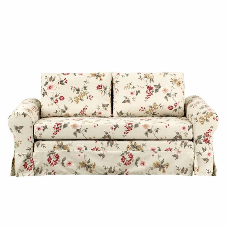 Loftscape Mooved Canapé Convertible Latina VI – Crème / Rouge – Largeur : 165 Cm