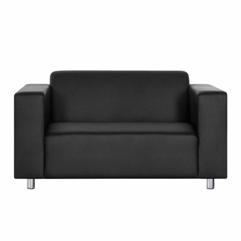 Loftscape Mooved Canapé Oslo (2 Places) – Imitation Cuir Noir