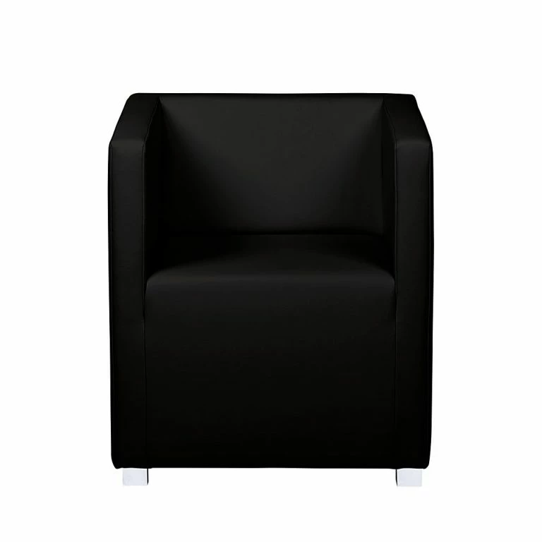 Loftscape Mooved Fauteuil Carmen – Imitation Cuir – Noir