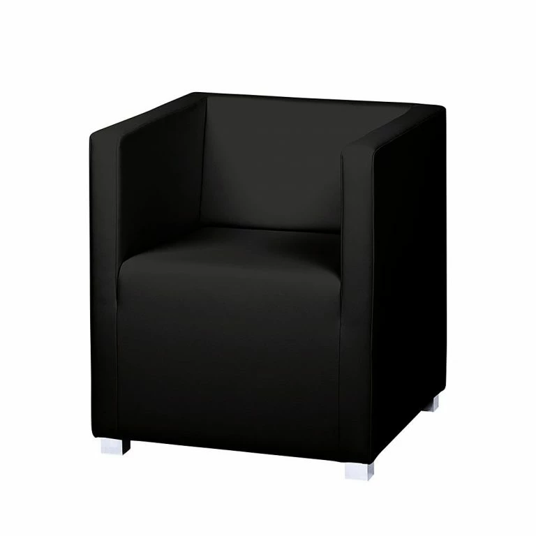 Loftscape Mooved Fauteuil Carmen – Imitation Cuir – Noir