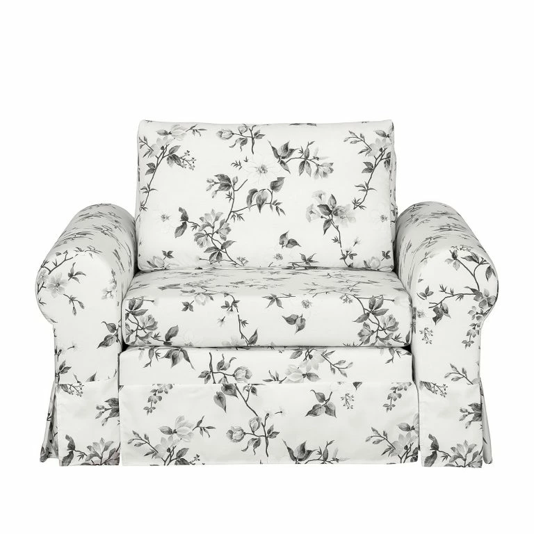 Loftscape Mooved Fauteuil Convertible Latina VII – Matière Tissée – Blanc / Gris