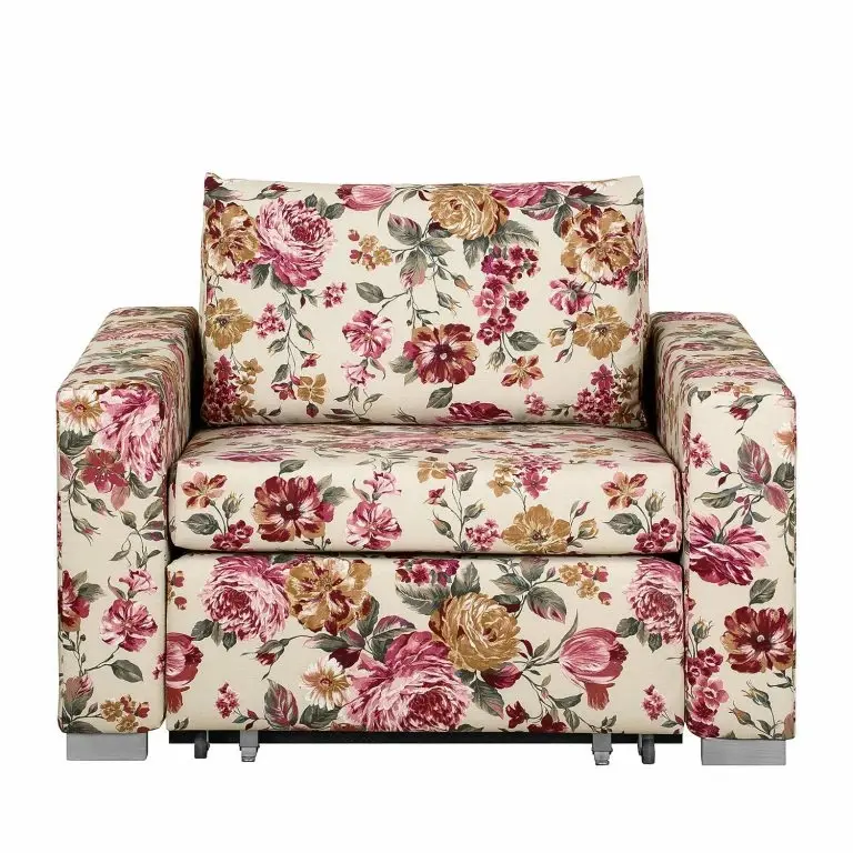 Loftscape Mooved Fauteuil Convertible Latina XII – Matière Tissée – Beige / Rouge