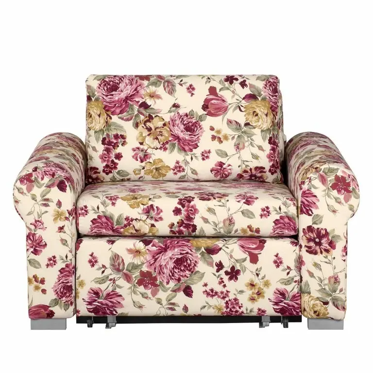 Loftscape Mooved Fauteuil Convertible Latina XII – Matière Tissée – Motif Floral Beige