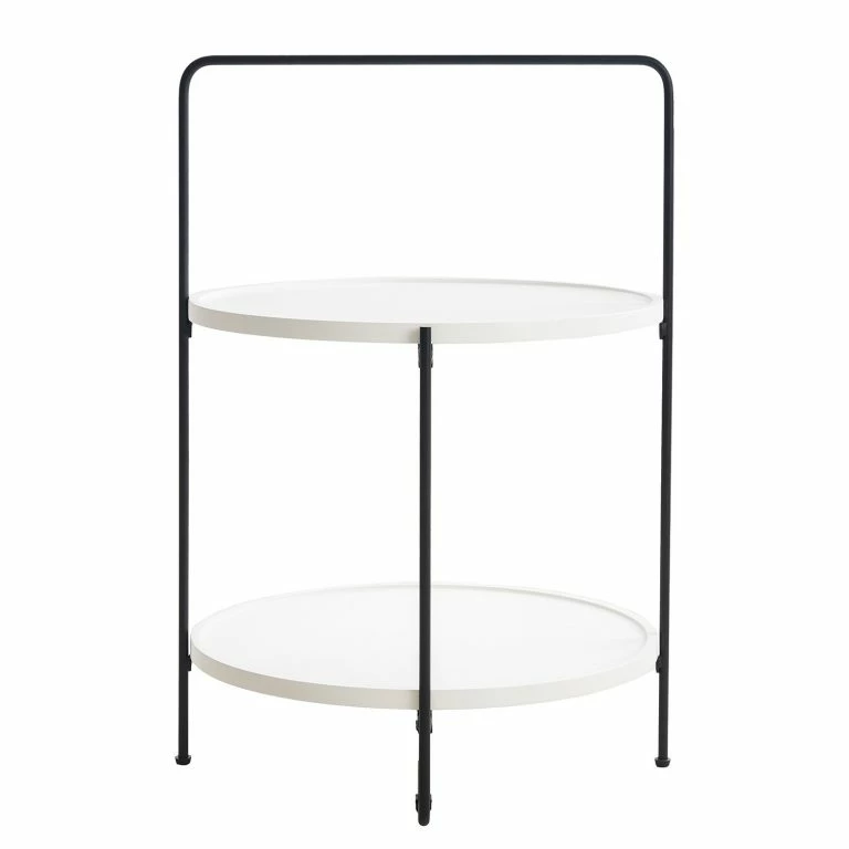 Loftscape Mørteens Bout De Canapé Luki – Blanc Mat / Noir