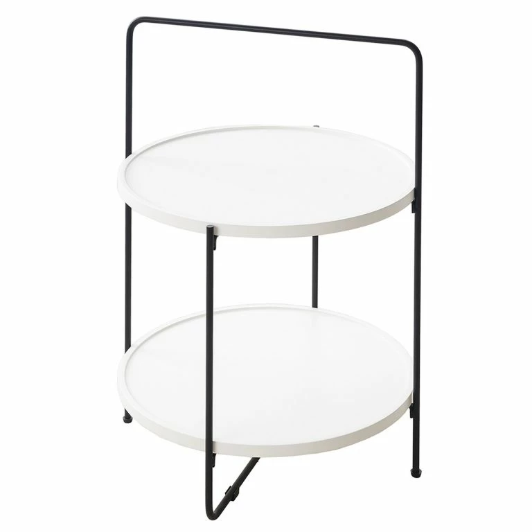 Loftscape Mørteens Bout De Canapé Luki – Blanc Mat / Noir