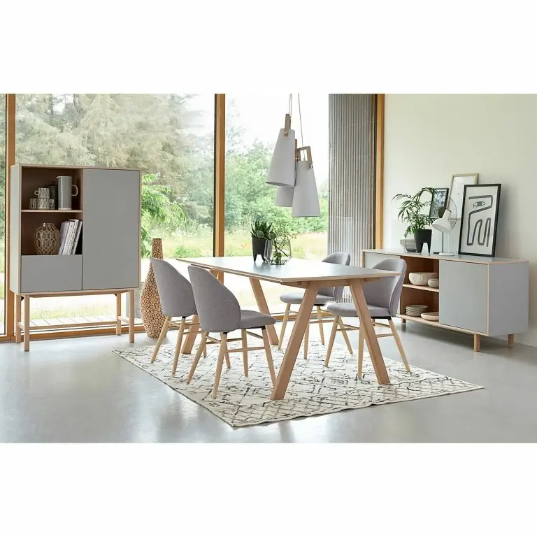 Loftscape Mørteens Buffet Berri – Chêne Massif – Gris / Marron