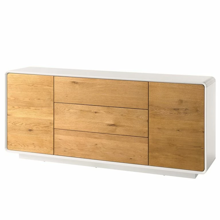 loftscape Mørteens Buffet Boge – Chêne à nœuds / Blanc mat