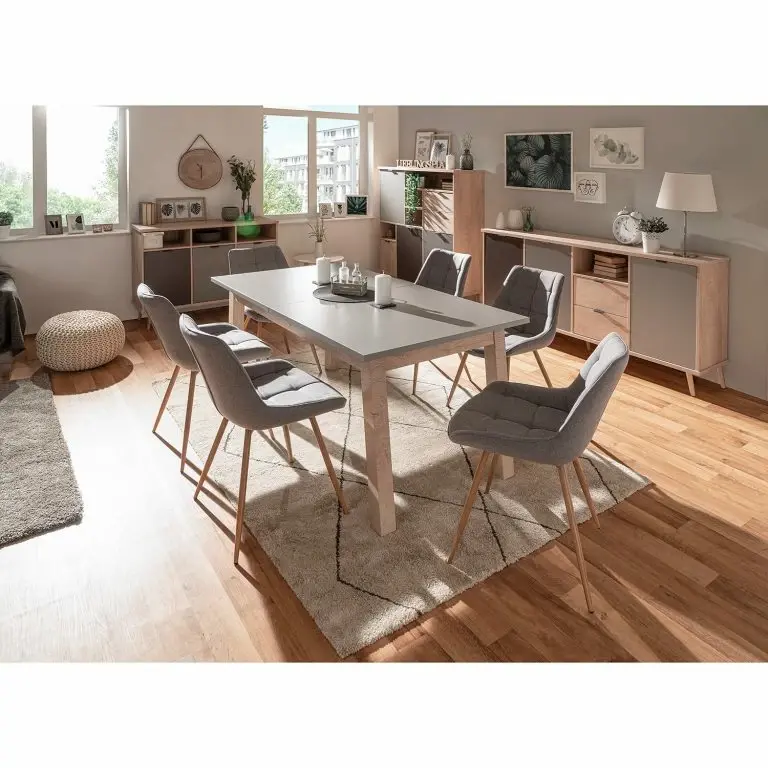 Loftscape Mørteens Buffet Elysian – Gris / Imitation Chêne