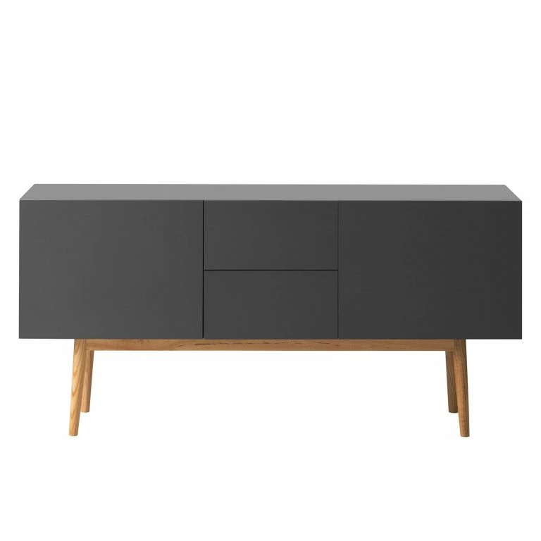 Loftscape Mørteens Buffet Lindholm III – Partiellement En Chêne Massif – Gris