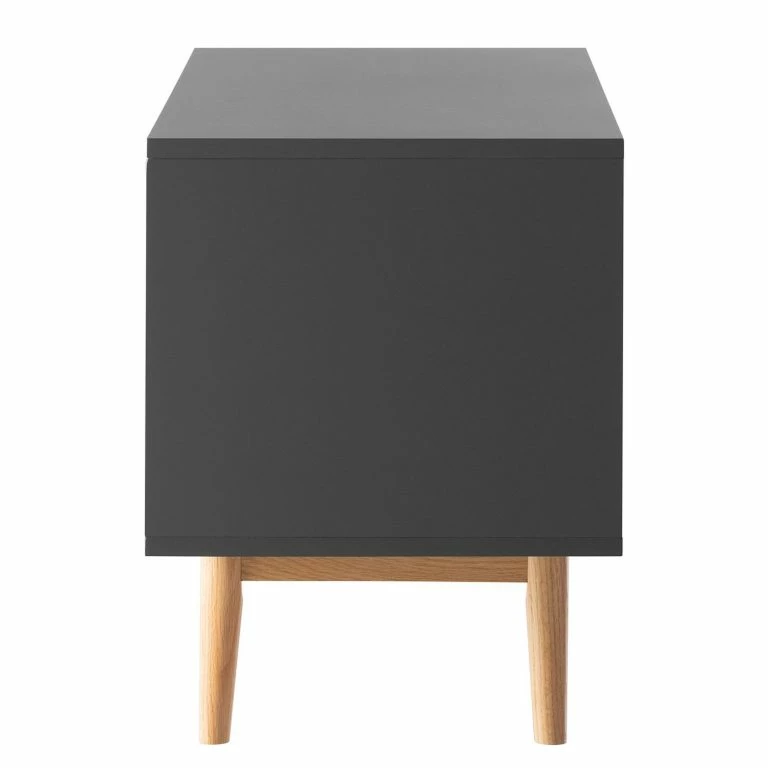 Loftscape Mørteens Buffet Lindholm V – Chêne Partiellement Massif – Gris / Chêne