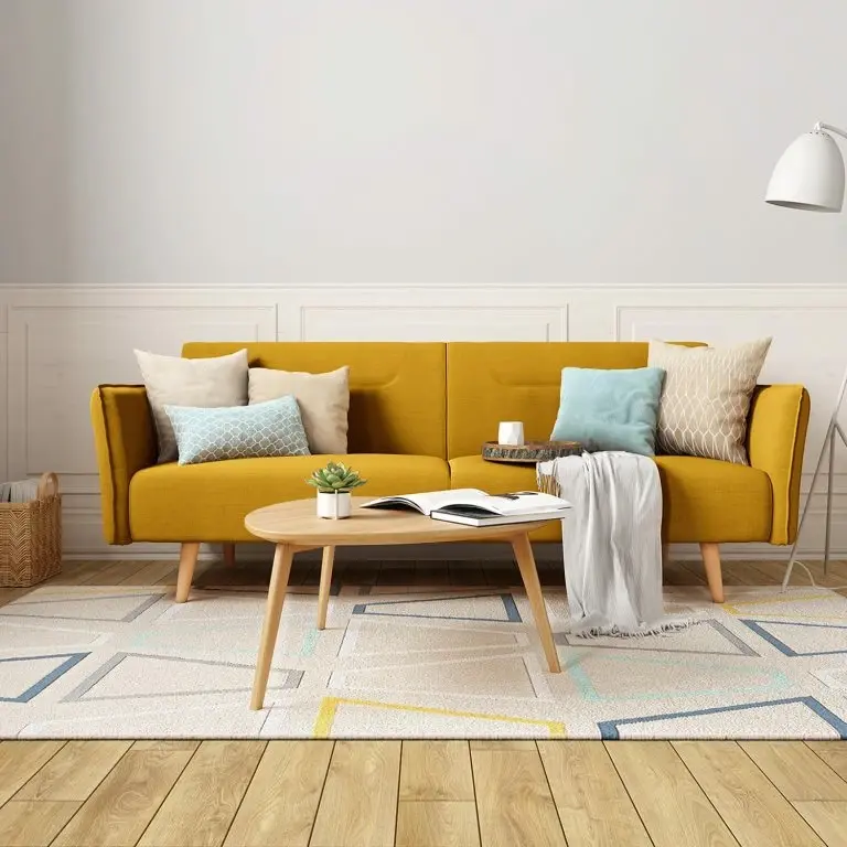 Loftscape Mørteens Canapé Convertible Asbro I – Tissu – Jaune